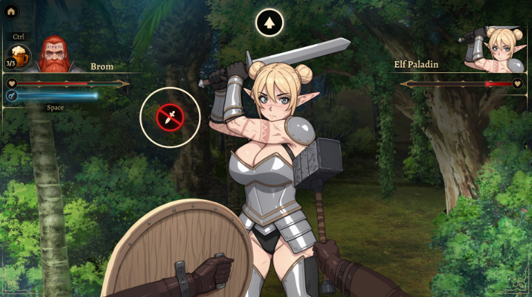 精灵洞穴必须倒下 Elven Holes Must Fall 官中步兵版【PC】亚洲风SLG游戏1.19G